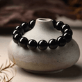 Muatkan imej ke dalam pemapar Galeri, Dainichi Nyorai Inner Sun Black Onyx Gelang