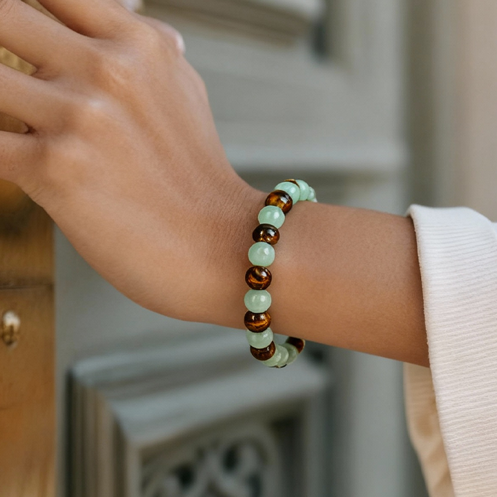 Gelang Manjushri Kebijaksanaan &amp; Kekayaan Aventurine