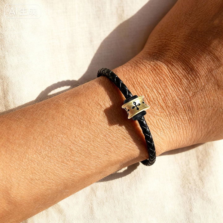 Gelang Kulit Vintaj Akashagarbha Infinite Strength