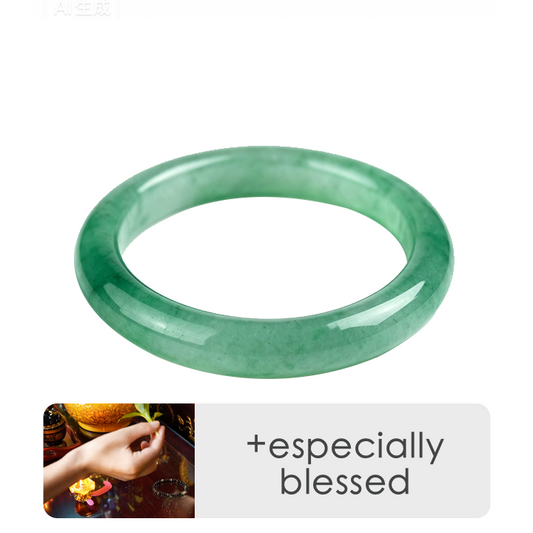 Green Tara Energy &amp; Healing Jade Bangle