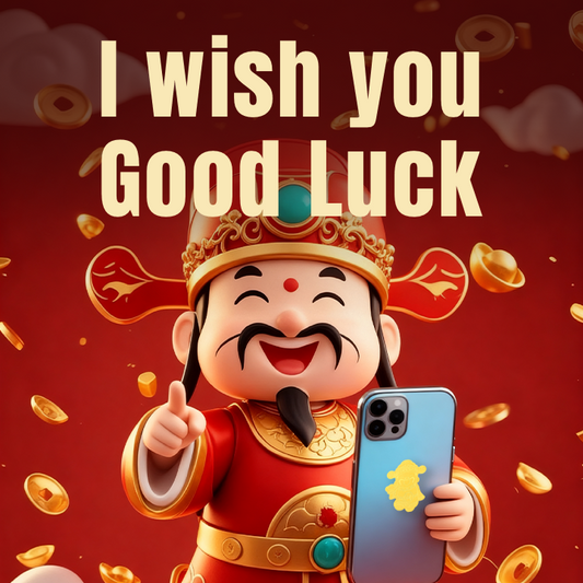 Pelekat Jimat Kerajang Emas untuk Kekayaan, Perlindungan &amp; Nasib Baik