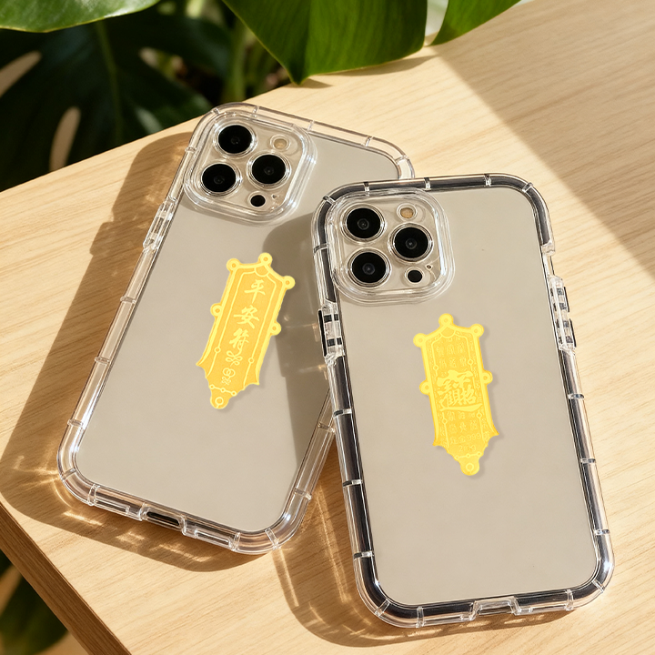 Pelekat Jimat Kerajang Emas untuk Kekayaan, Perlindungan &amp; Nasib Baik