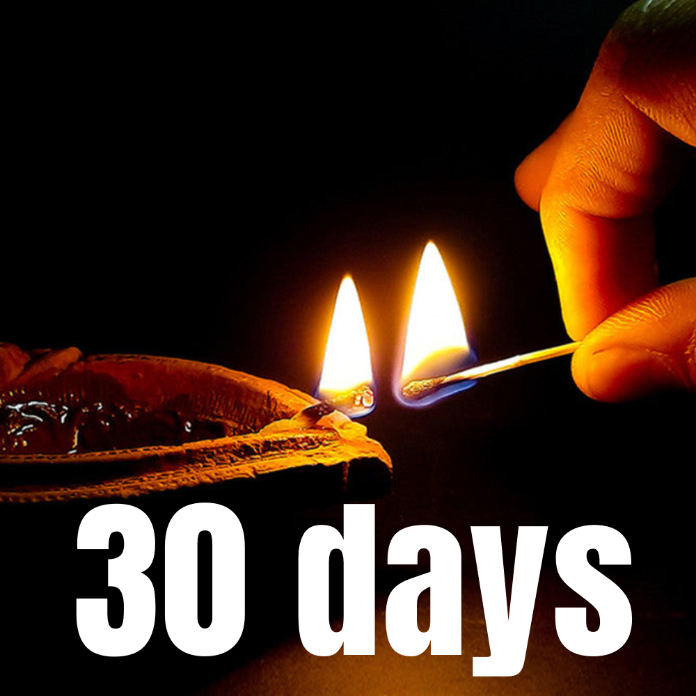 Lampu &amp; Persembahan Teratai -- Kuil Luohan