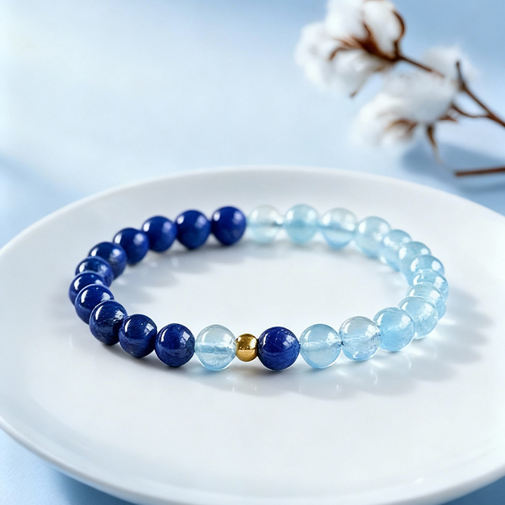 Gelang Kyanite Biru Pelindung Acala
