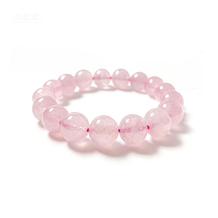 Dainichi Nyorai Heart Radiance Rose Quartz Gelang
